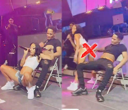 Coi Leray Kicks Fan Off Stage For Feeling On Her Cheek