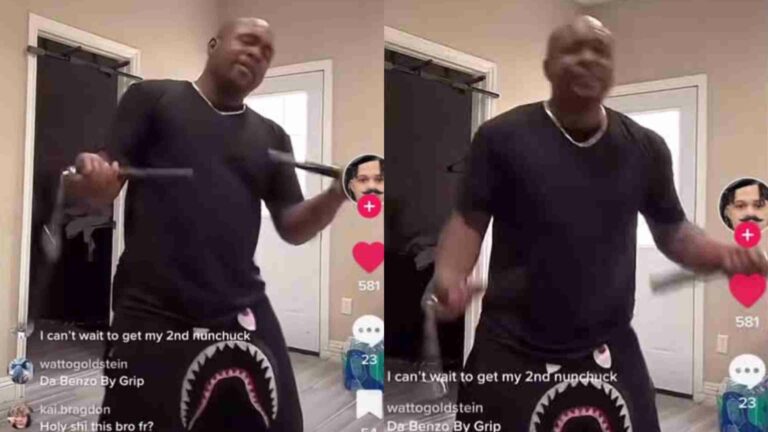 Man Dances with Nunchucks to “I Don’t Like” by Chief Keef