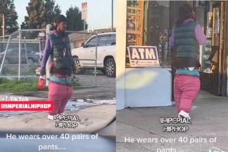 40 Pairs of Pants Are Worn by This Californian Man