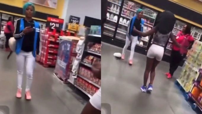 Three Ladies Assault a Walmart Worker Who They Appear to Know
