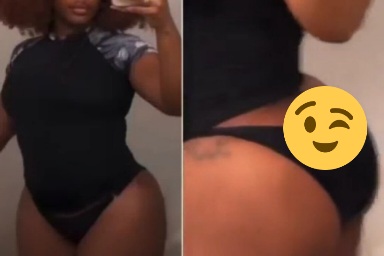 SZA Flaunting Her Behind