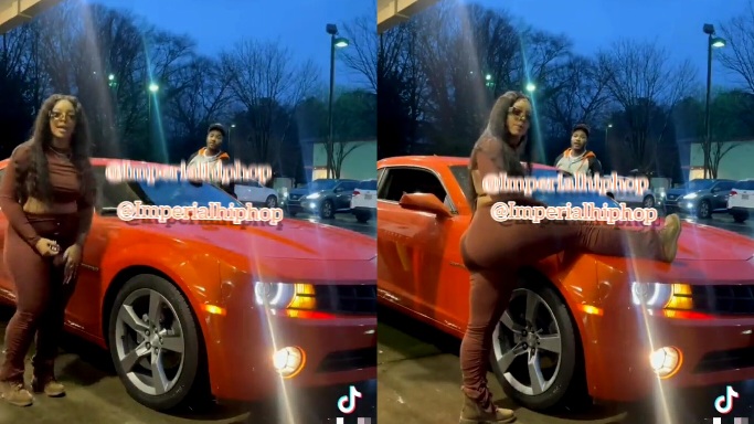 A Woman Brags In Front Of A Car… It Turns Out That The Car Isn’T Hers