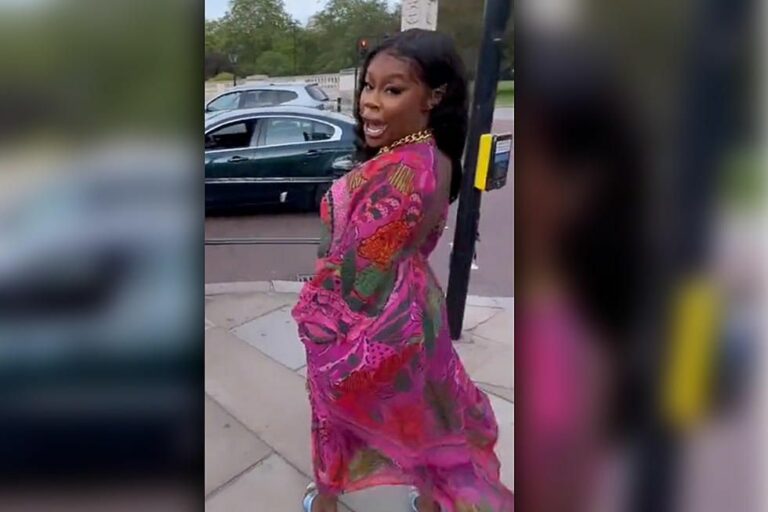 Sukihana Straight Wildin’ Outside Buckingham Palace: Talkin’ ’bout, “I’ll Be Eatin’ A ****** Ass Today In London!”
