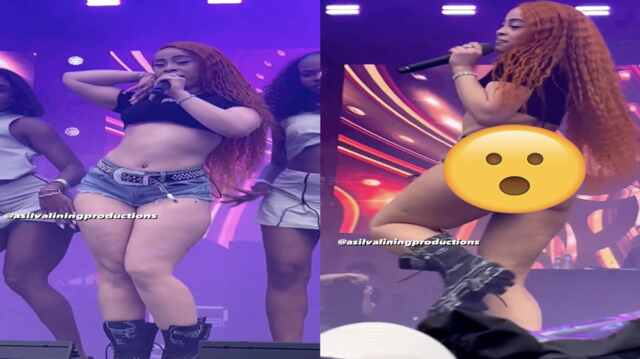 Rapper Ice Spice’s Cheeks Were On Display During Her Performance At The Broccoli Fest In DC!