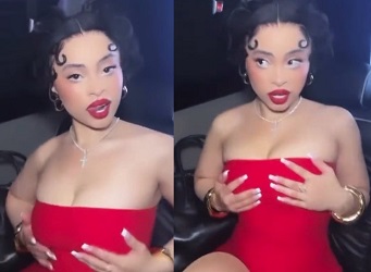 Ice Spice Dazzles in Betty Boop’s Itty Bitty Red Dress: Watch