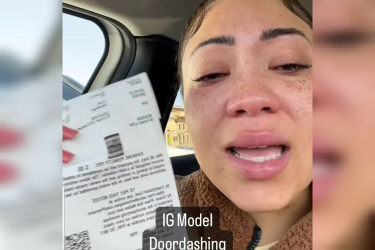 Help Required: IG Model Working DoorDash Needs $80 to Pay Ticket