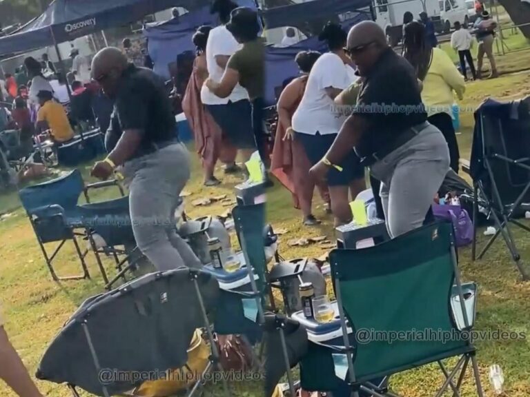 Yo, Peep Unc Gettin’ Down Outside at an Event!