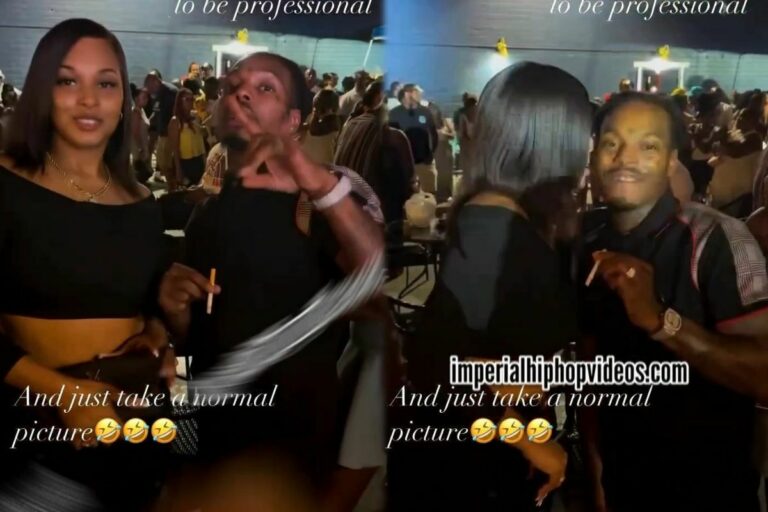 A Guy’s Girlfriend Tells Him to Stop Making All These Hand Moves While Taking a Picture