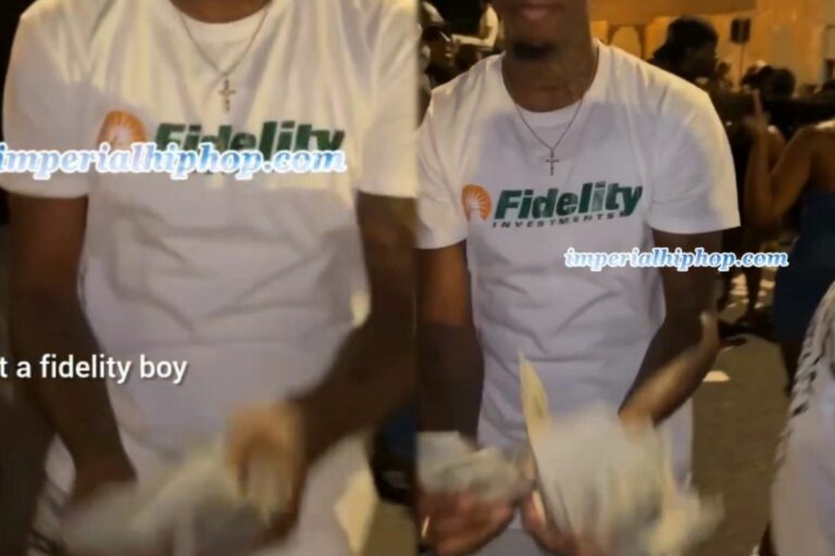 At This Gathering, These Guys—known as the Fidelity Boys —are Flinging $20 Bills Around Like Confetti