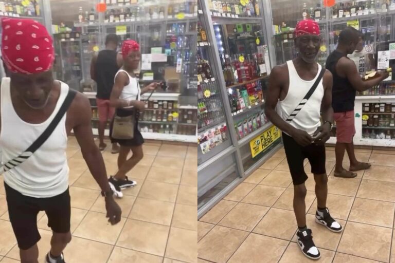 Defying Age and Fashion Norms: A 60-Year-Old Man’s Journey of Self-Expression and Confidence Amidst Mockery in a Liquor Store