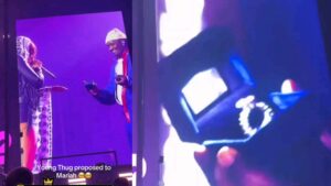 Young Thug Proposes to Mariah the Scientist Onstage, Leaving Fans in Awe