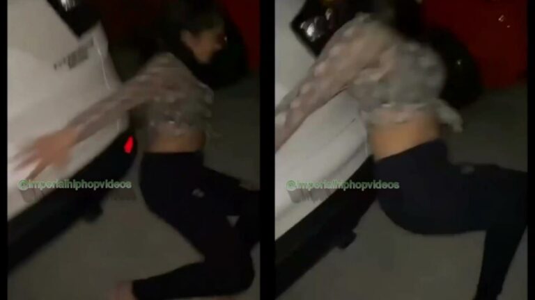 Woman Struggles to Walk After One Too Many at the Bar