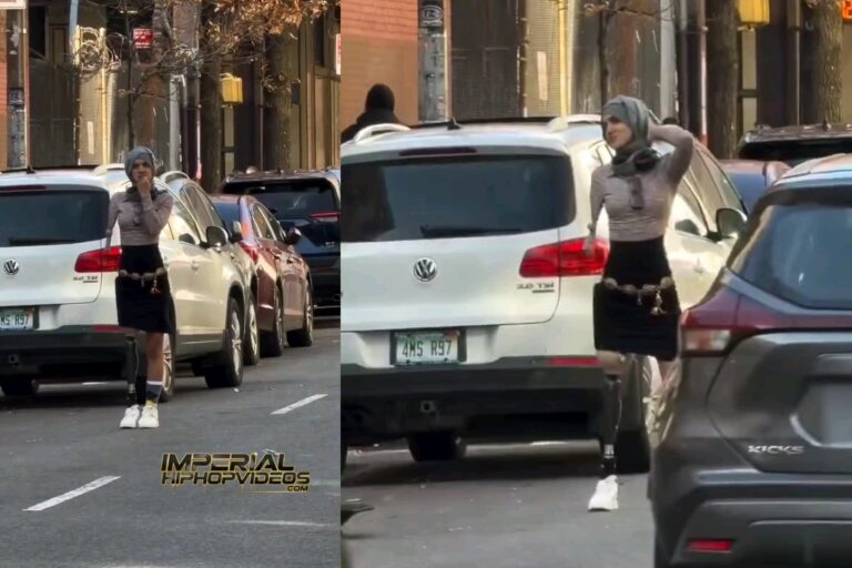Dude Sees One-Legged, One-Armed Lady Hustlin’ on the Block—But What’s She Sellin’, Tho?