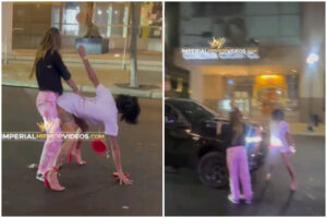 Twerking Turns Risky: Girls Take Over the Street and Nearly Get Hit by Pickup Truck