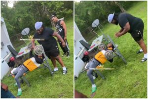 The Blue, Yellow, and White Jacket: When Weights Win and Friends Just Laugh
