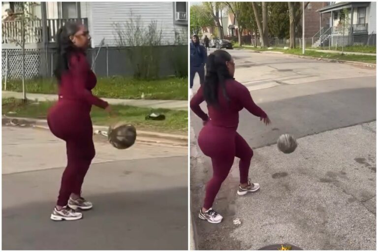 Hoops and Highlights: The Outdoor Basketball Pro With Moves and Memorable Style