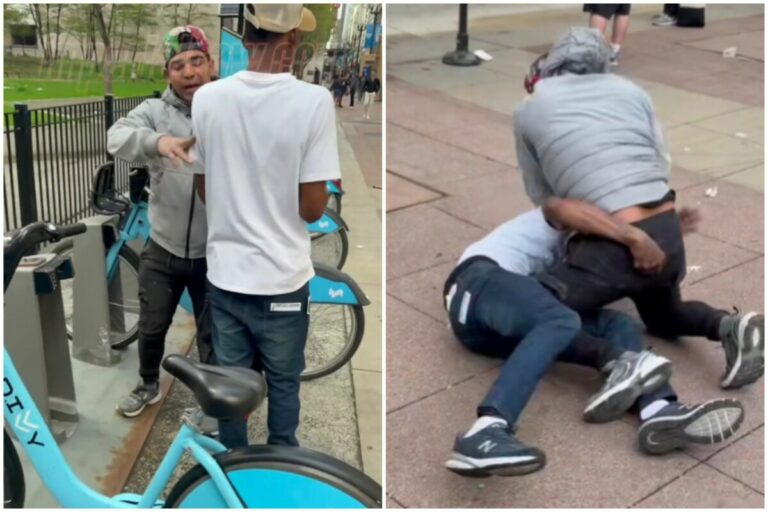 Venezuelan Man vs. New Balance Guy: Who Gets to Keep the Lyft Bike? The Epic Showdown