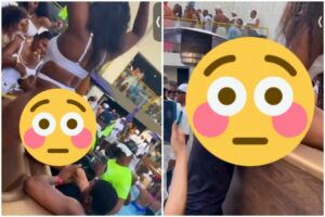 Black Shirt Guy Takes “Bounce That Ass” Literally—Hot Tub Edition