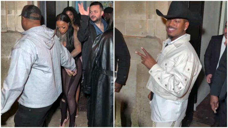 Ne-Yo Walks Out of Paris Club With Three Girlfriends—Who Needs Backup Dancers?