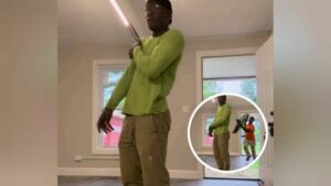 When the Job Site Turns WWE: Contractor in a Durag Gets Sneak-Attacked With a Ladder