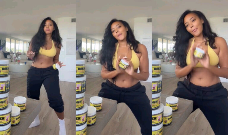 Angela Simmons Attempts the Viral “Spend Dat” Challenge
