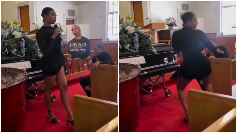 Woman Sings Juvenile’s “Back That Thang Up” During Funeral Service as Family Watches