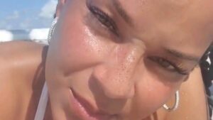 LisaRaye Turns Heads in a Swimsuit While Enjoying a Stunning Boat Day at Sea