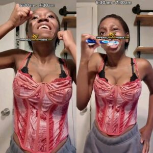 Woman’s Get-Ready-for-Work Video Sparks Debate Over Her Pink Outfit
