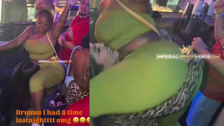Little Woman STUNS Thick Chick in the Bar by Picking Her Straight Up With Both Arms 😭