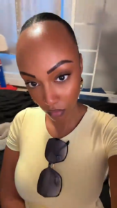 Woman Shows Off Her Fresh Eyebrows, but the “Sniper’s Dream” Jokes Take Over