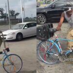 Bro Pulled Up on the Boombox Bike & Turned the Gas Station Into a Whole Function 😂