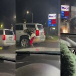 Chevy Tahoe Starts “Moonwalking” After Older Woman Hops Out While It’s Still Moving!