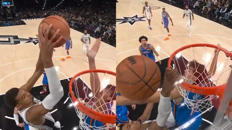 WELCOME TO THE NBA?! 😳🏀 Spain’s Aday Mara REJECTS Victor Wembanyama With a MONSTER BLOCK! 🚫🔥